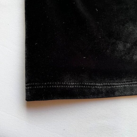 ARITZIA WILFRED BLACK VELVET MIDI SKIRT - S - Picture 9 of 11